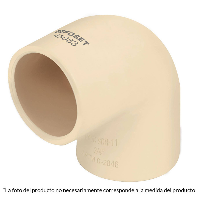CPVC-565 Codo 90° CPVC 1-1/2' TRUPER | DIHERESA CPVC-565 Codo 90° CPVC 1-1/2' TRUPER | DIHERESA
