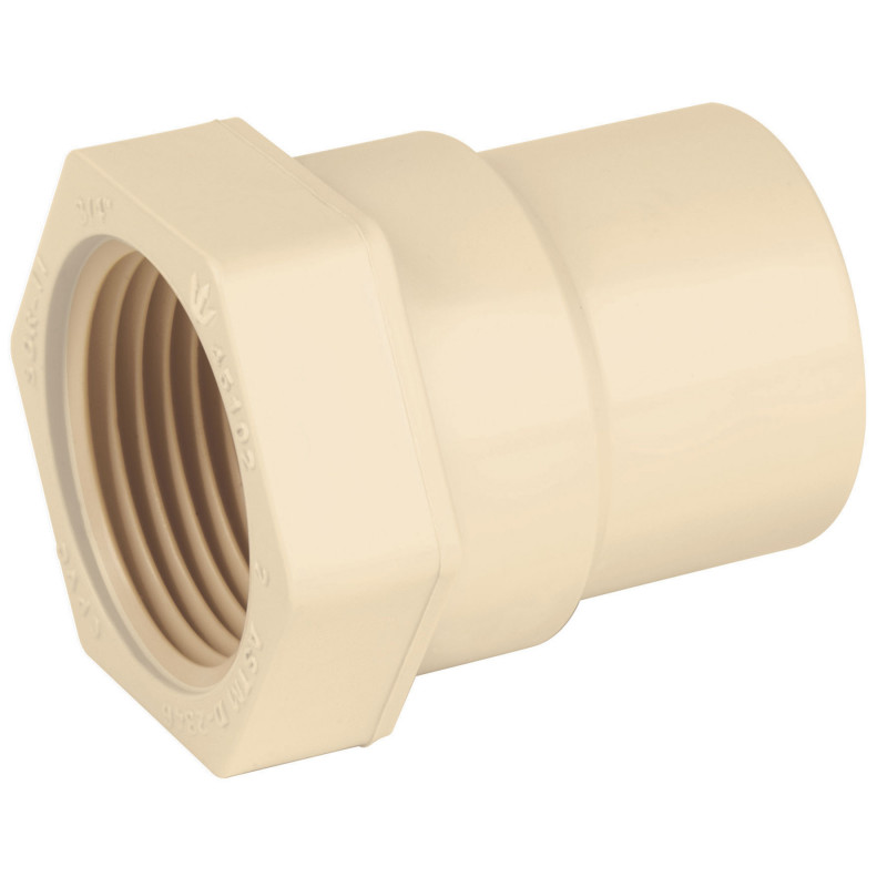 CPVC-602 Conector hembra de CPVC 3/4' TRUPER | DIHERESA CPVC-602 Conector hembra de CPVC 3/4' TRUPER | DIHERESA
