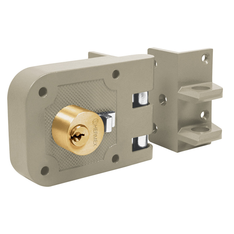 CS-65D Cerradura sobreponer, puerta corrediza, clásica, derecha TRUPER | DIHERESA CS-65D Cerradura sobreponer, puerta corrediza, clásica, derecha TRUPER | DIHERESA