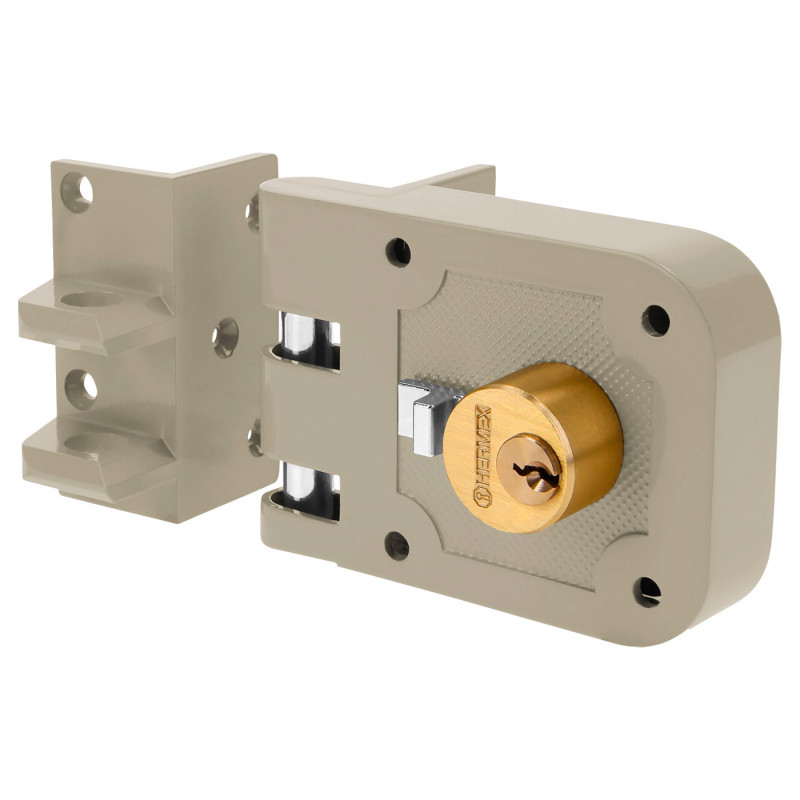 CS-65I Cerradura sobreponer, puerta corrediza, clásica, izquierda TRUPER | DIHERESA CS-65I Cerradura sobreponer, puerta corrediza, clásica, izquierda TRUPER | DIHERESA