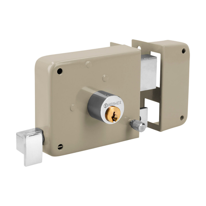 CS-70DB Cerradura de sobreponer, clásica, derecha TRUPER | DIHERESA CS-70DB Cerradura de sobreponer, clásica, derecha TRUPER | DIHERESA