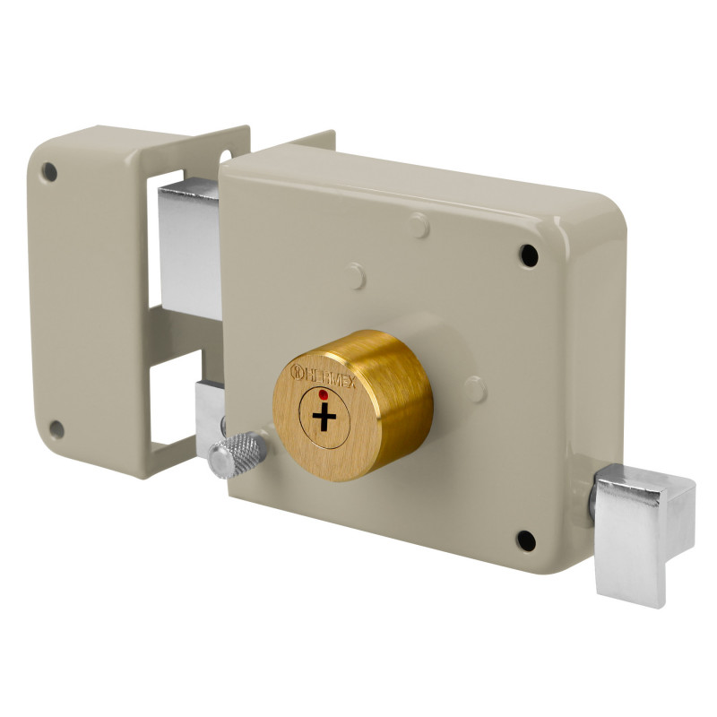 CS-85I Cerradura de sobreponer, clásica, instala-fácil, tetra, izq TRUPER | DIHERESA CS-85I Cerradura de sobreponer, clásica, instala-fácil, tetra, izq TRUPER | DIHERESA