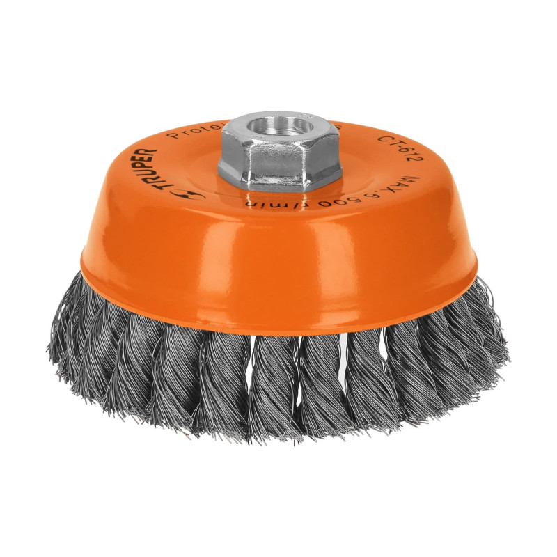 CT-612 Carda de copa, alambre trenzado fino, 5' para esmeril TRUPER | DIHERESA CT-612 Carda de copa, alambre trenzado fino, 5' para esmeril TRUPER | DIHERESA