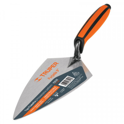 CT-9B Cuchara para albañil tipo Filadelfia 9' mango bimaterial TRUPER | DIHERESA