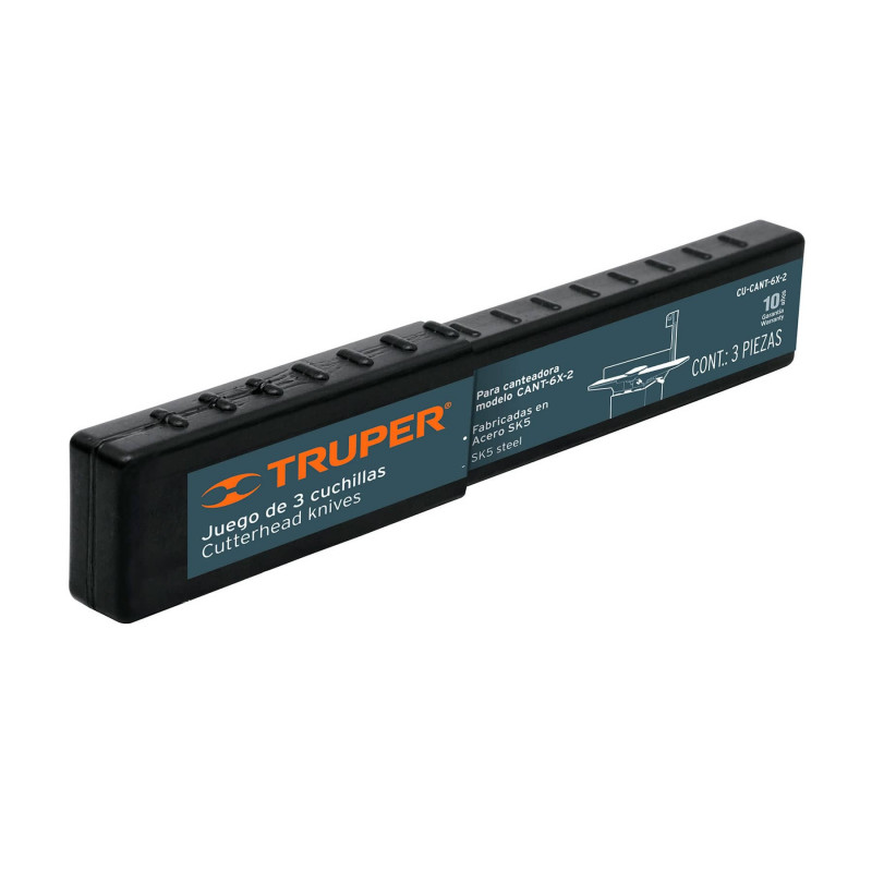 CU-CANT-6X-2 Cuchillas de repuesto para canteadora CANT-6X2, 3 pzas TRUPER | DIHERESA CU-CANT-6X-2 Cuchillas de repuesto para canteadora CANT-6X2, 3 pzas TRUPER | DIHERESA