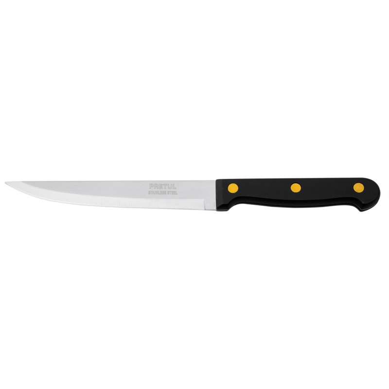 CUCH-P53 Cuchillo para asado liso, mango plástico, 5' TRUPER | DIHERESA
