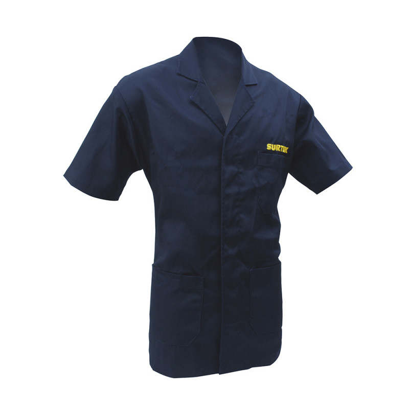 BAT100M SURTEK Bata azul talla M Surtek | DIHERESA