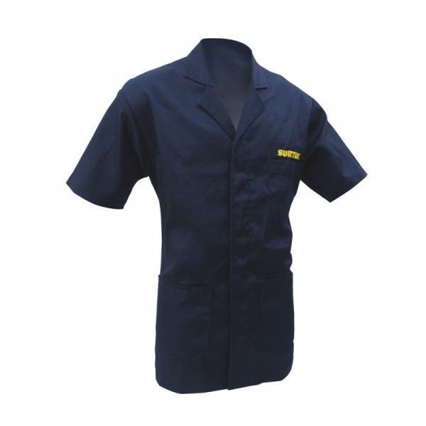 BAT100M SURTEK Bata azul talla M Surtek | DIHERESA