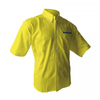 CAMC101L SURTEK Camisa amarilla manga corta Surtek talla L