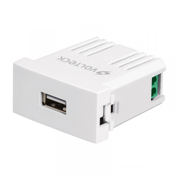 CUSB-OB Cargador USB a la pared, 2.1A, línea Oslo, color blanco TRUPER | DIHERESA