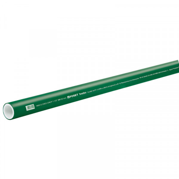 CV-005 Tubo de PPR, 50mm 1-1/2' X 4m TRUPER | DIHERESA