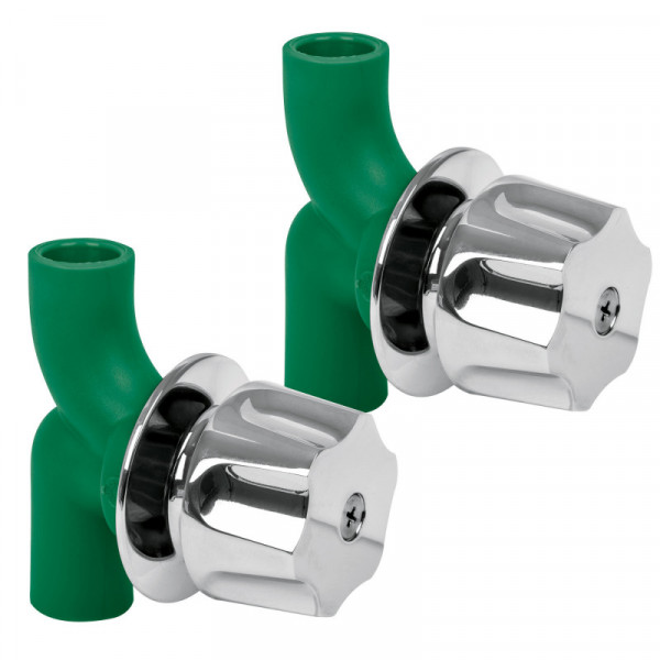 CV-052 Llave de empotrar para regadera de PPR, 2 pzas. TRUPER | DIHERESA