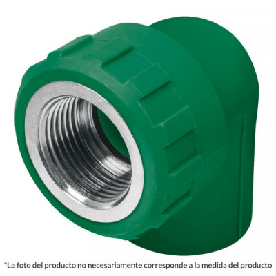 CV-502 Codo 90° de PPR, 3/4...