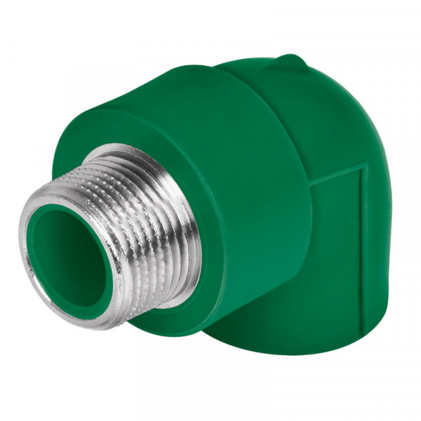 CV-511 Codo 90° de PPR, 1/2', 20mm, macho TRUPER | DIHERESA