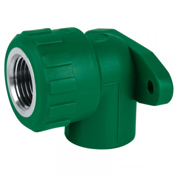 CV-581 Codo oreja 90° de PPR, 1/2', hembra con inserto TRUPER | DIHERESA