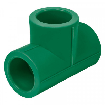 CV-762 Tee de PPR sencilla, 3/4', 25mm TRUPER | DIHERESA