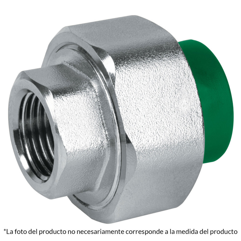 CV-982 Tuerca unión mixta de PPR, 25mmx3/4' TRUPER | DIHERESA CV-982 Tuerca unión mixta de PPR, 25mmx3/4' TRUPER | DIHERESA