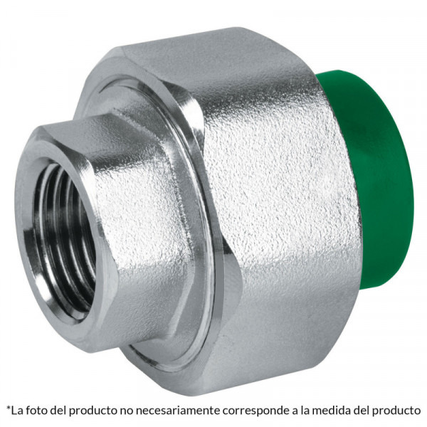 CV-982 Tuerca unión mixta de PPR, 25mmx3/4' TRUPER | DIHERESA