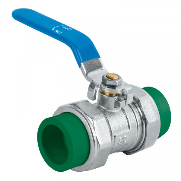 CV-ESD-1 Válvula de esfera desmontable, PPR, 1' TRUPER | DIHERESA