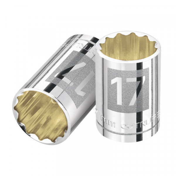 D-1217-EM Dado de 12 puntas, cuadro 1/2' de 17mm TRUPER | DIHERESA