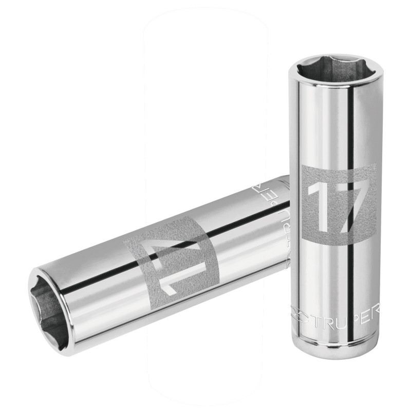 D-1217-ML Dado de 6 puntas, cuadro 1/2' de 17mm TRUPER | DIHERESA D-1217-ML Dado de 6 puntas, cuadro 1/2' de 17mm TRUPER | DIHERESA