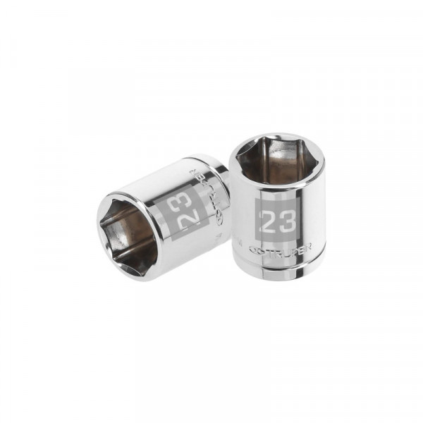 D-1223-M Dado de 6 puntas, cuadro 1/2' de 23mm TRUPER | DIHERESA