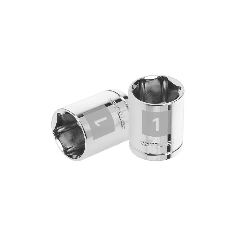 D-1232-H Dado de 6 puntas, cuadro 1/2' de 1' TRUPER | DIHERESA D-1232-H Dado de 6 puntas, cuadro 1/2' de 1' TRUPER | DIHERESA