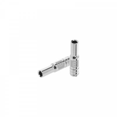 D-1406-LM Dado de 6 puntas, largo, cuadro 1/4' milimétrico de 6mm TRUPER | DIHERESA