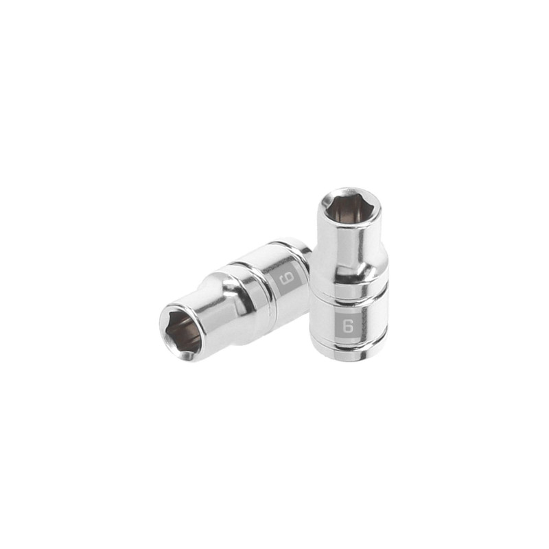 D-1406-M Dado de 6 puntas, cuadro 1/4' de 6mm TRUPER | DIHERESA D-1406-M Dado de 6 puntas, cuadro 1/4' de 6mm TRUPER | DIHERESA