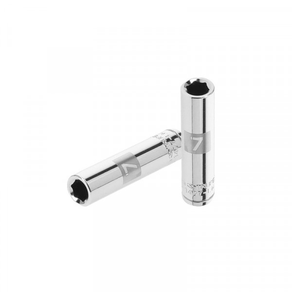 D-1407-LM Dado de 6 puntas, largo, cuadro 1/4' de 7mm TRUPER | DIHERESA