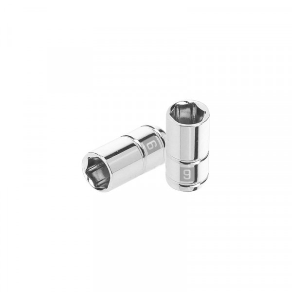 D-1409-M Dado de 6 puntas, cuadro 1/4' de 9mm TRUPER | DIHERESA