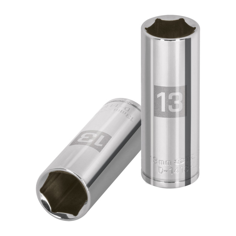 D-1413-LM Dado de 6 puntas, largo, cuadro 1/4' de 13mm TRUPER | DIHERESA D-1413-LM Dado de 6 puntas, largo, cuadro 1/4' de 13mm TRUPER | DIHERESA