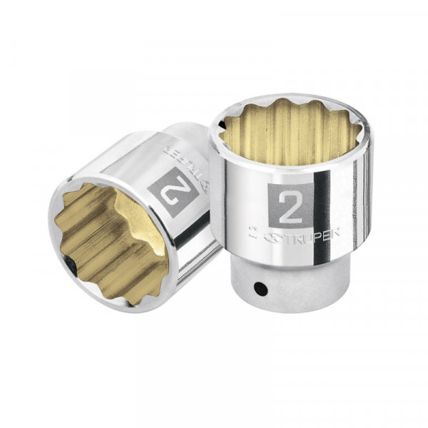 D-3464 Dado de 12 puntas, cuadro 3/4' de 2' TRUPER | DIHERESA