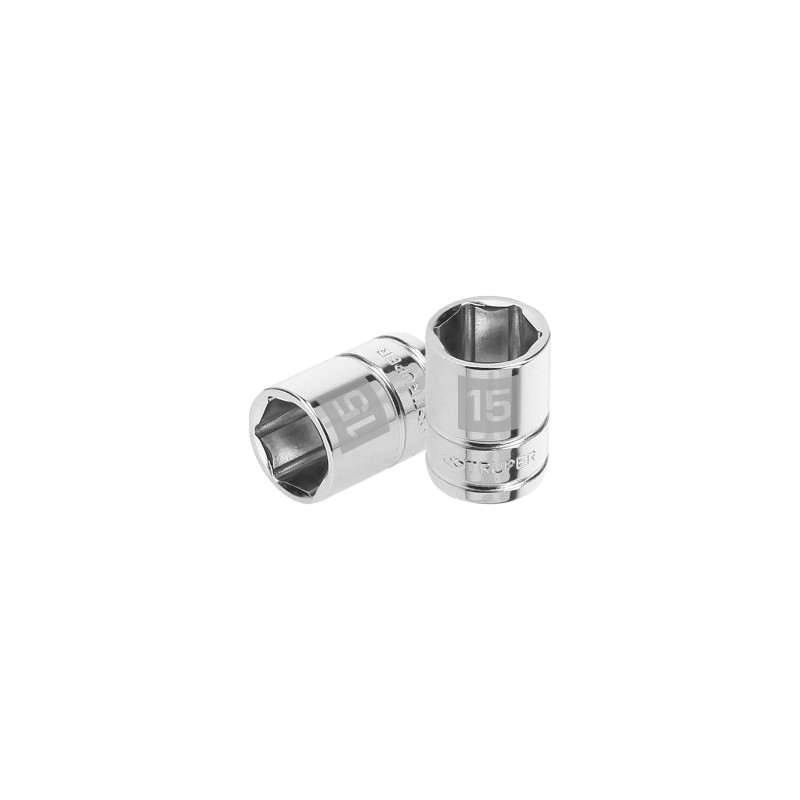 D-3815-HM Dado de 6 puntas, cuadro 3/8', de 15mm TRUPER | DIHERESA D-3815-HM Dado de 6 puntas, cuadro 3/8', de 15mm TRUPER | DIHERESA