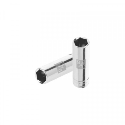 D-3818-HL Dado de 6 puntas, largo, cuadro 3/8' de 9/16' TRUPER | DIHERESA