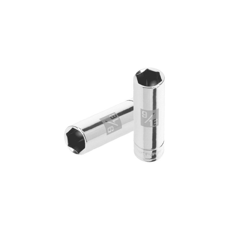 D-3818-HL Dado de 6 puntas, largo, cuadro 3/8' de 9/16' TRUPER | DIHERESA D-3818-HL Dado de 6 puntas, largo, cuadro 3/8' de 9/16' TRUPER | DIHERESA