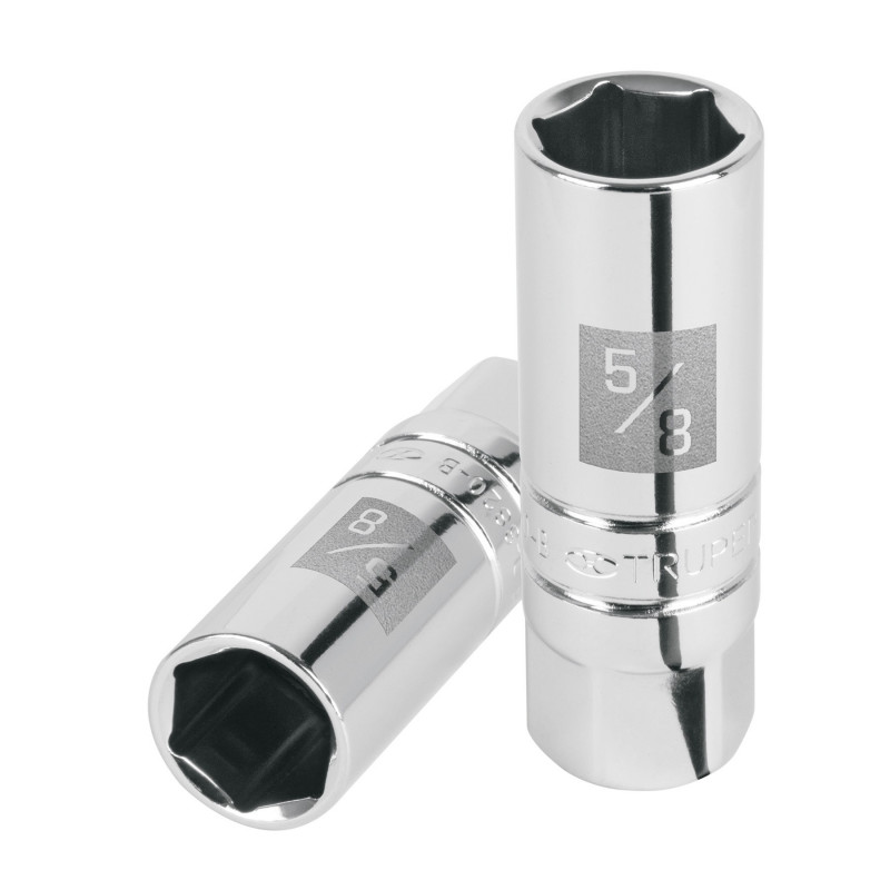 D-3820-B Dado de 6 puntas de 5/8' para bujías, cuadro 3/8' TRUPER | DIHERESA