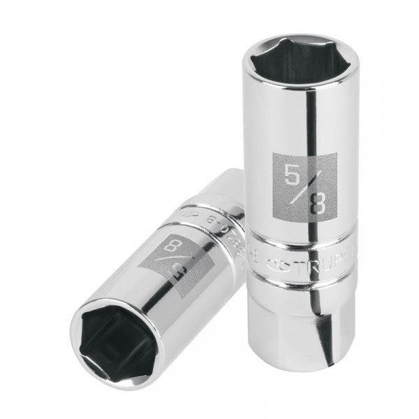 D-3820-B Dado de 6 puntas de 5/8' para bujías, cuadro 3/8' TRUPER | DIHERESA