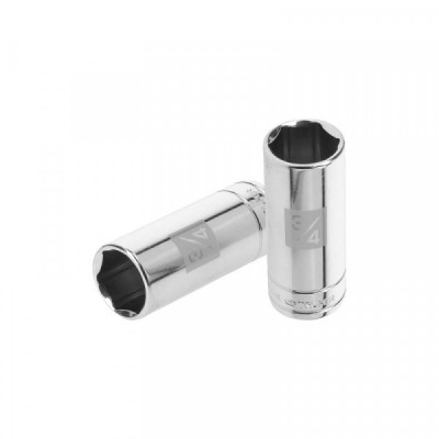 D-3824-HL Dado de 6 puntas, largo, cuadro 3/8' de 3/4' TRUPER | DIHERESA