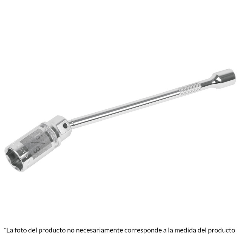 D-3826-BE6 Dado bujías 13/16' articulado con extensión 6', cuadro 3/8' TRUPER | DIHERESA D-3826-BE6 Dado bujías 13/16' articulado con extensión 6', cuadro 3/8' TRUPER | DIHERESA
