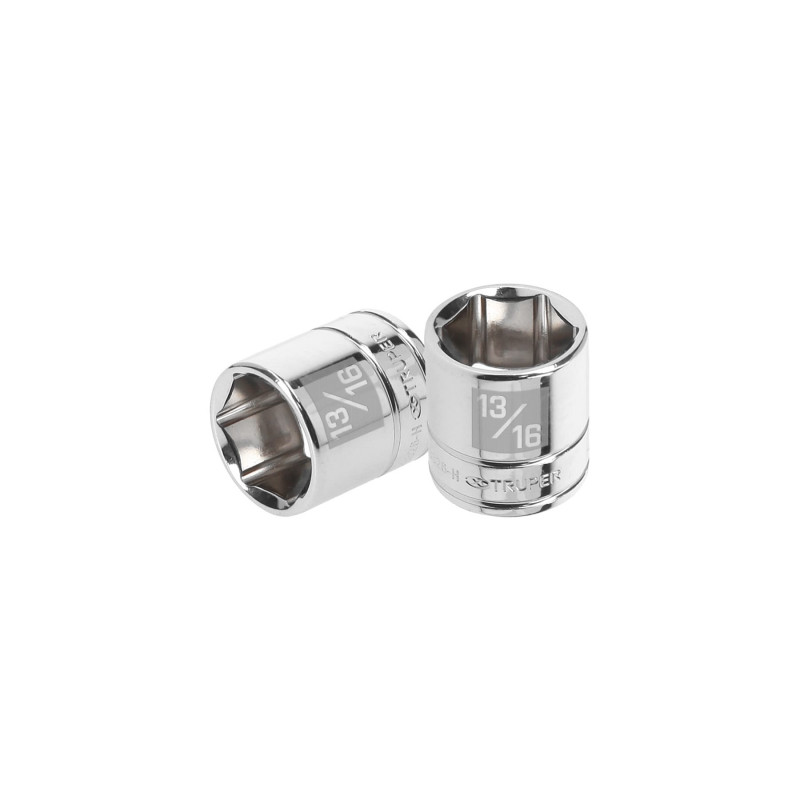 D-3826-H Dado de 6 puntas, cuadro 3/8' de 13/16' TRUPER | DIHERESA D-3826-H Dado de 6 puntas, cuadro 3/8' de 13/16' TRUPER | DIHERESA