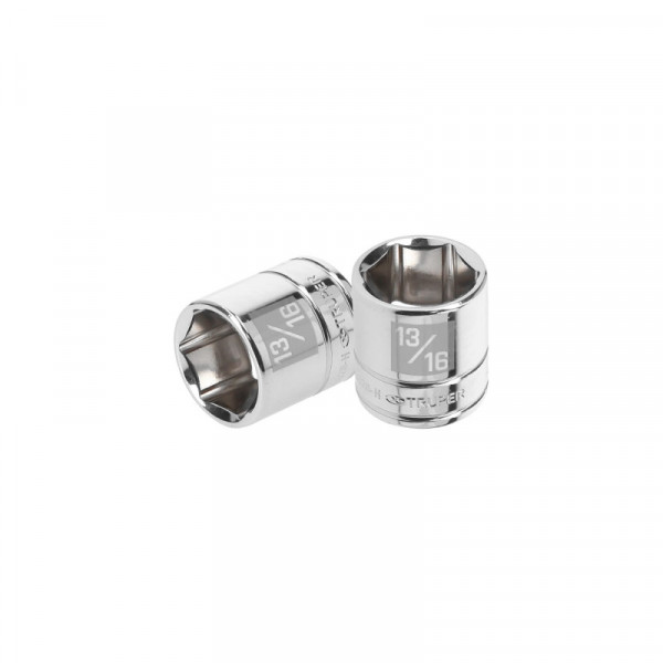 D-3826-H Dado de 6 puntas, cuadro 3/8' de 13/16' TRUPER | DIHERESA