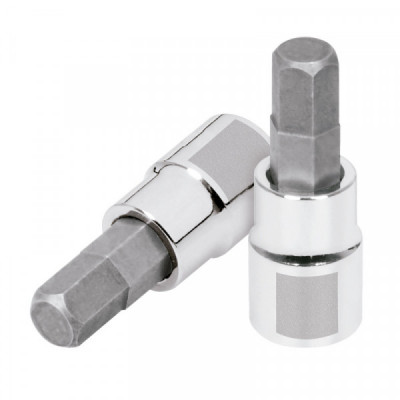 D-4990-7M Dados de punta hexagonal, cuadro 3/8' de 7mm. TRUPER | DIHERESA