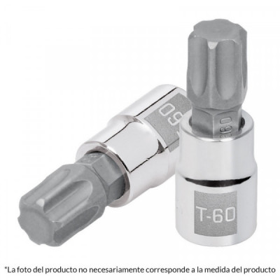 D-523930-W Dados punta Torx, cuadro 3/8 pulgadas , T-30 TRUPER