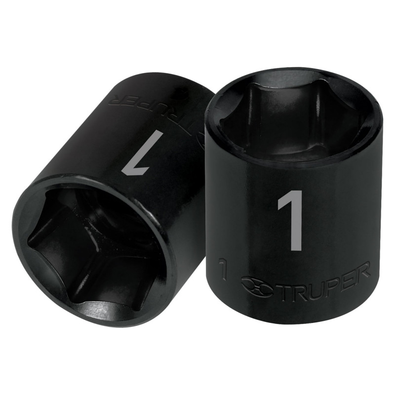 D-7432-H Dado de impacto, 6 puntas, cuadro 1/2' de 1' TRUPER | DIHERESA D-7432-H Dado de impacto, 6 puntas, cuadro 1/2' de 1' TRUPER | DIHERESA