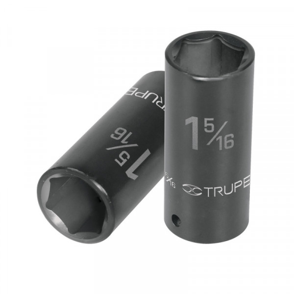 D-7521-L Dado impacto, largo, 6 puntas, cuadro 3/4' de 1-5/16' TRUPER | DIHERESA