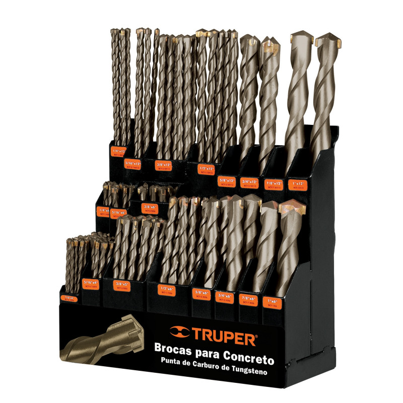 DESP-BROC Despachador con brocas para concreto TRUPER | DIHERESA DESP-BROC Despachador con brocas para concreto TRUPER | DIHERESA