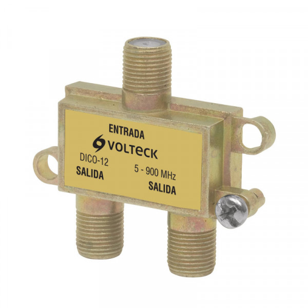 DICO-12 Divisor coaxial de 1 entrada y 2 salidas TRUPER | DIHERESA
