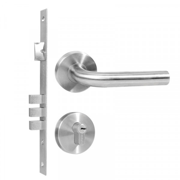 CPF1-5360-US32D LOCK Mecanismo de embutir de acero inoxidable para cerradura Calabria llave mariposa entrada LOCK | DIHE