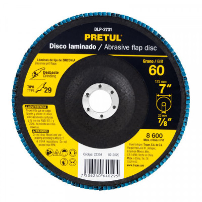 DLP-2731 Disco laminado, 7...